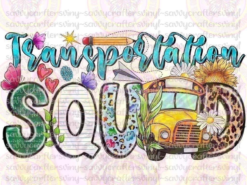 Transportation Squad Sunflower - Savvy Crafters Vinyl & Gifts