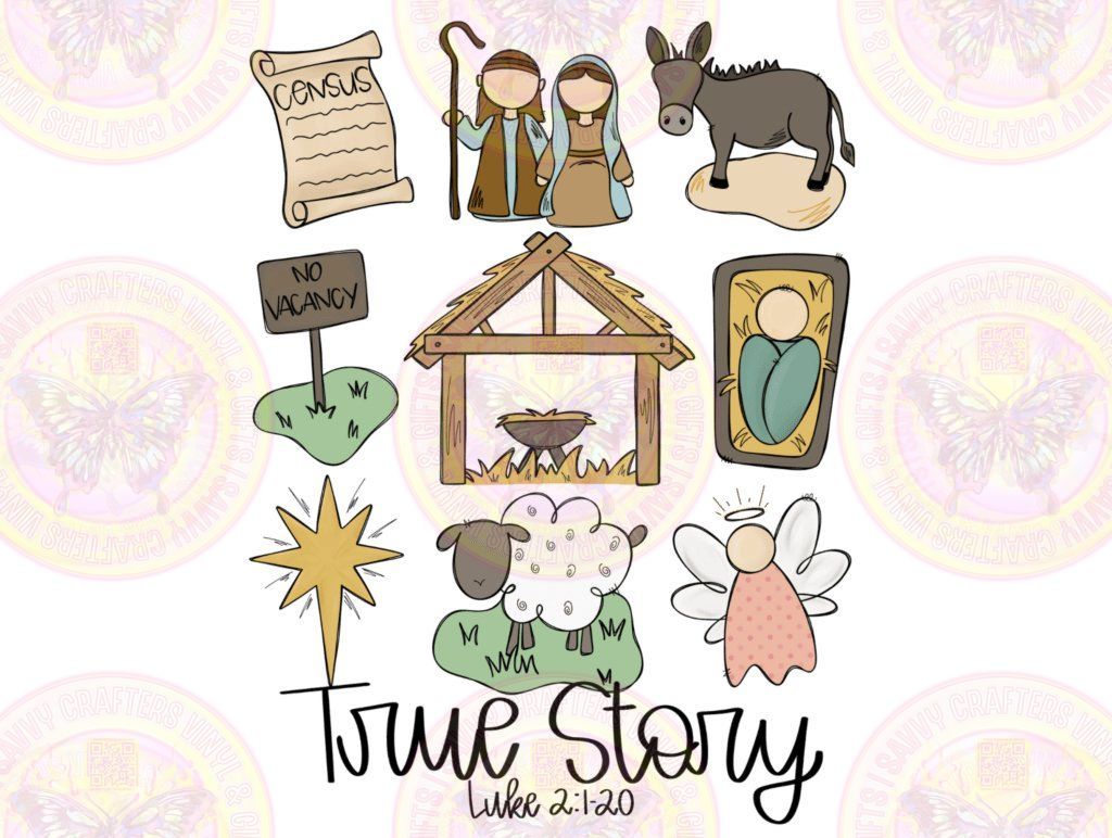True Story Watercolor - Savvy Crafters Vinyl & Gifts