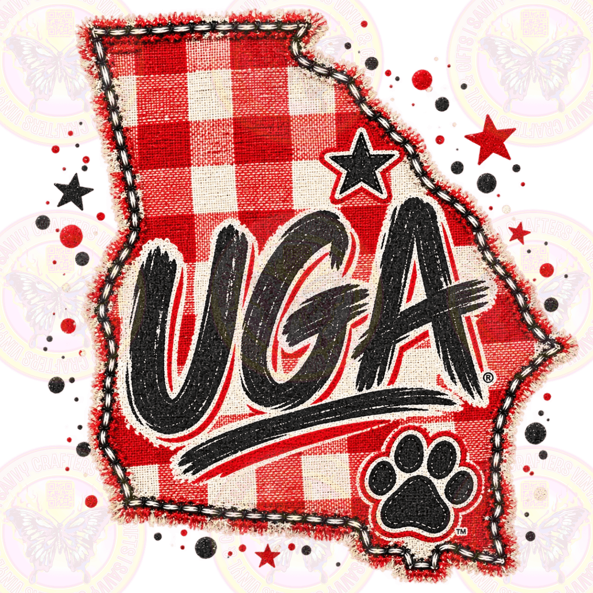 UGA Superstar State - Savvy Crafters Vinyl & Gifts