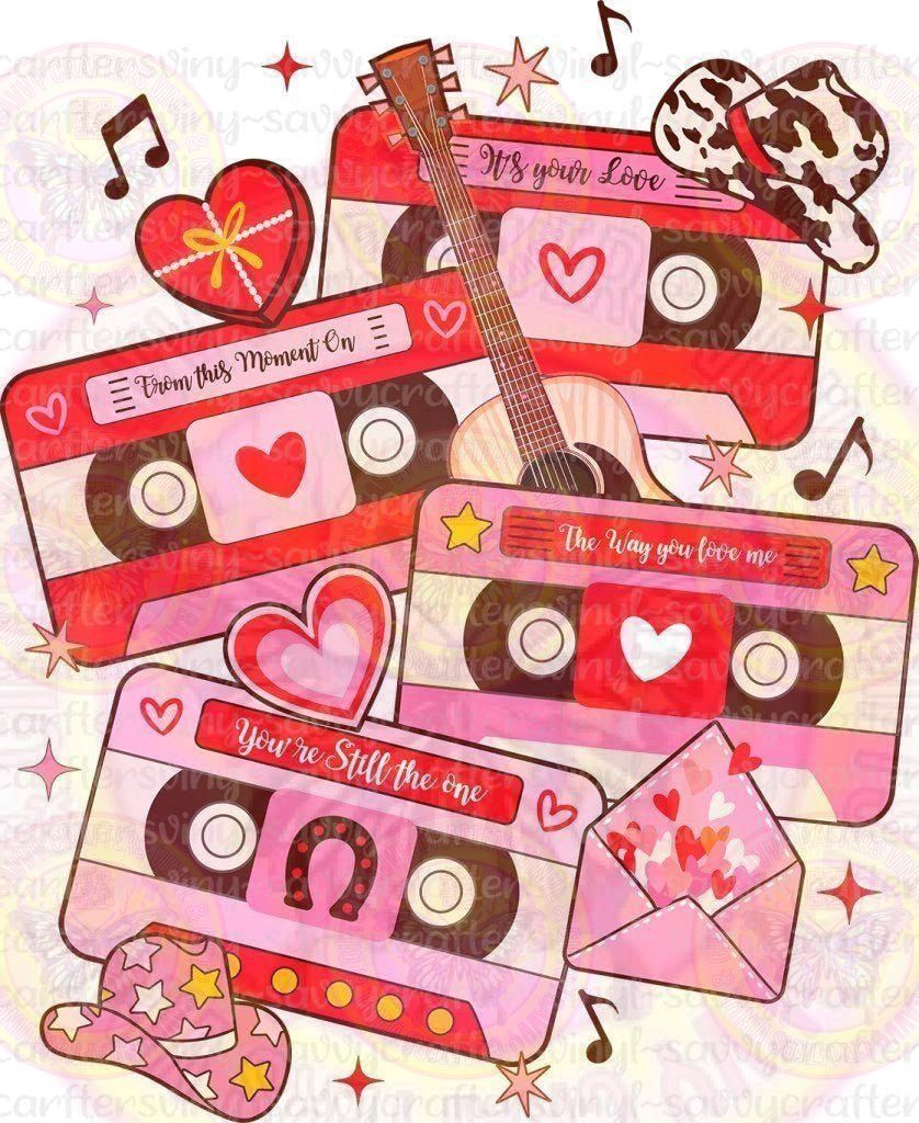 Valentines Country Cassette - Savvy Crafters Vinyl & Gifts