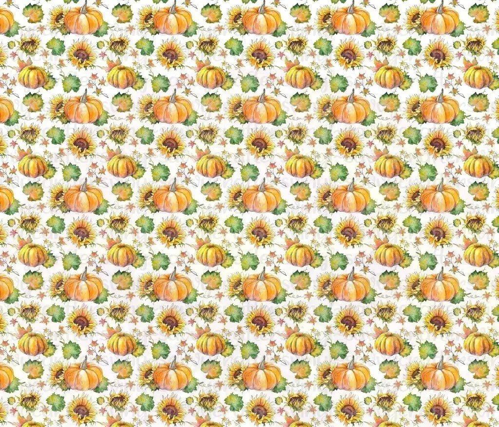 Vintage Pumpkin Sunflowers - Savvy Crafters Vinyl & Gifts