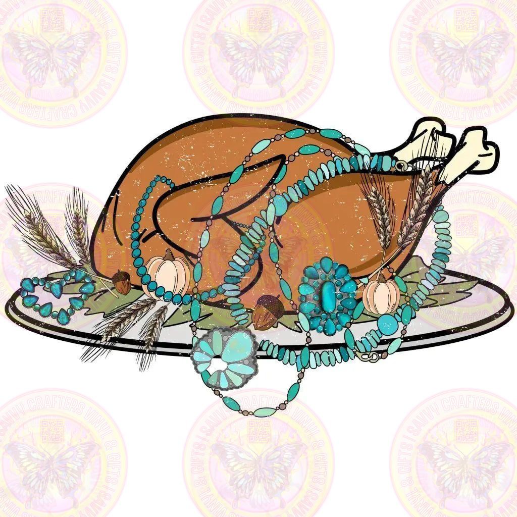 Western Turquoise Gemstone Necklaces Turkey - Savvy Crafters Vinyl & Gifts