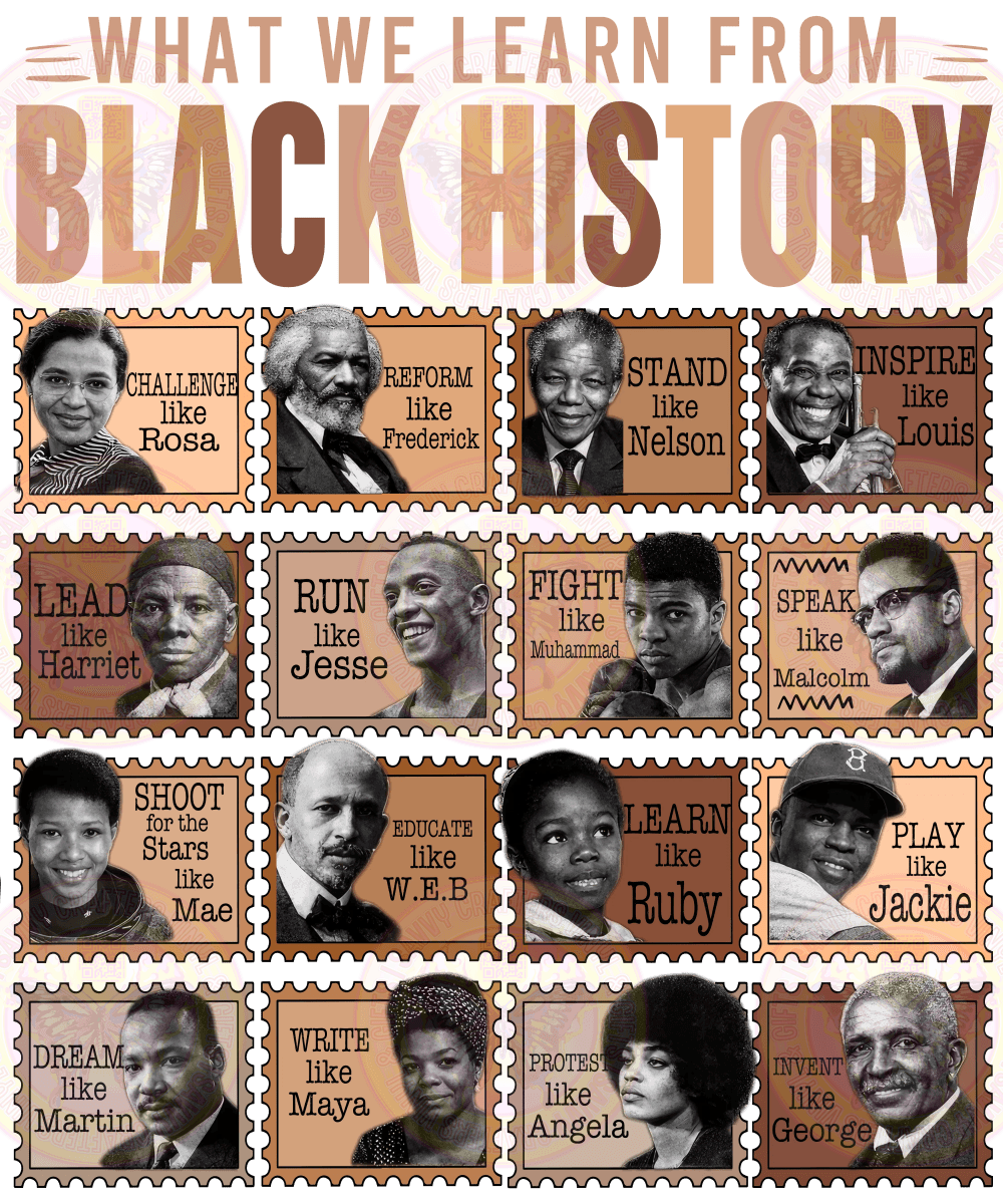 What We Learn From Black History Month - Savvy Crafters Vinyl & Gifts