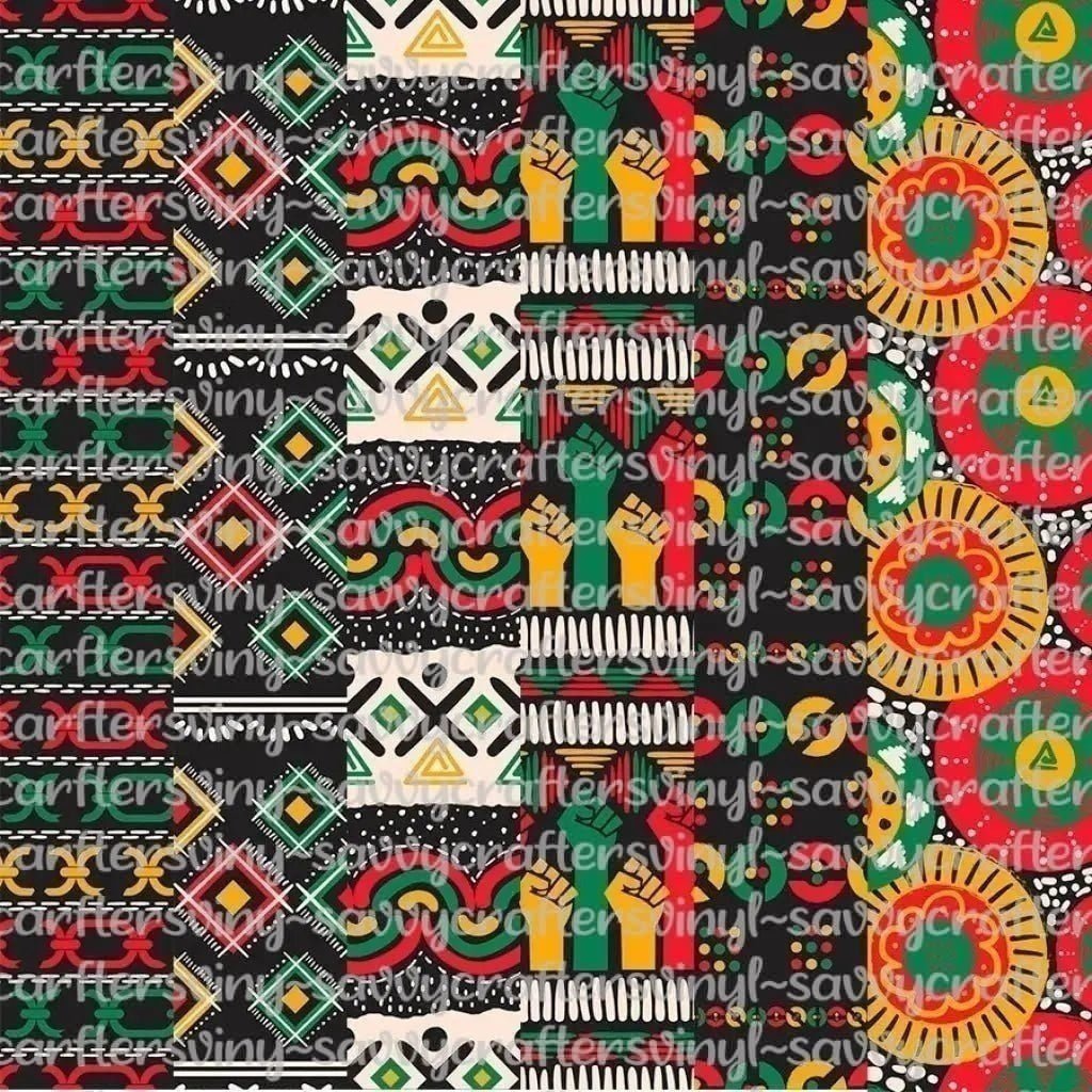 African/Black Lives Matter Collection 1 (7 Colors) - Savvy Crafters Vinyl & Gifts