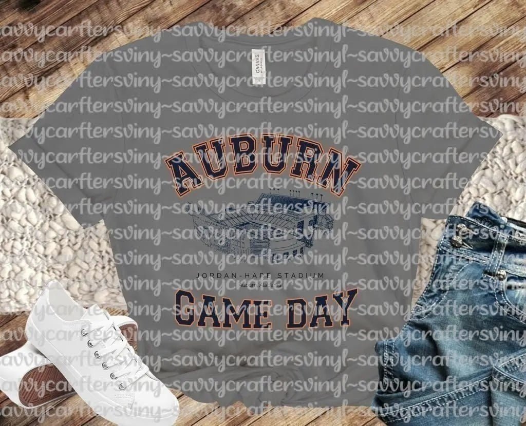 Auburn Game Day Stadium - Savvy Crafters Vinyl & Gifts