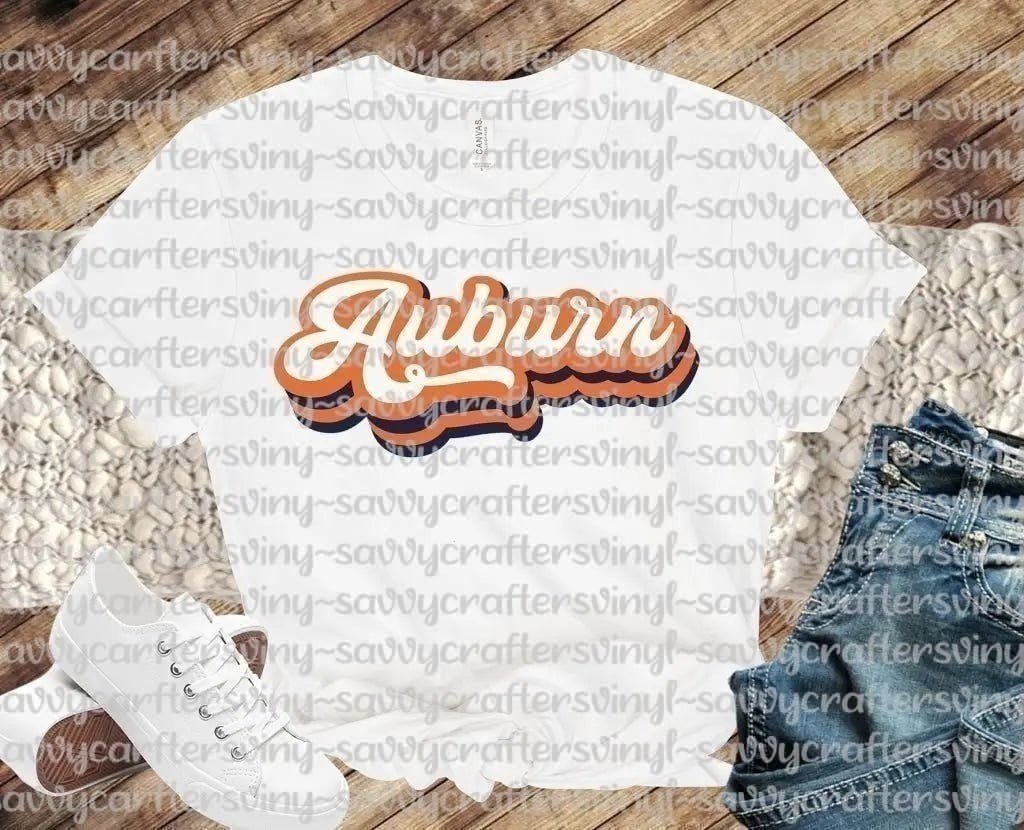 Auburn Retro - Savvy Crafters Vinyl & Gifts