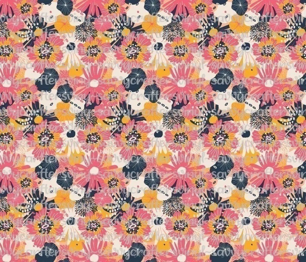 Autumn Floral - Savvy Crafters Vinyl & Gifts