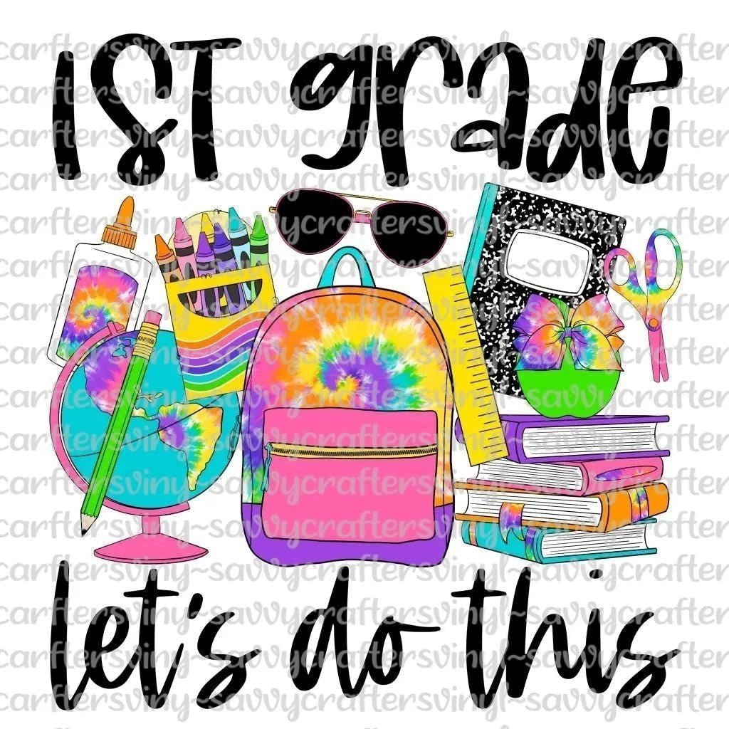 Back to school Girl Backpack - Savvy Crafters Vinyl & Gifts