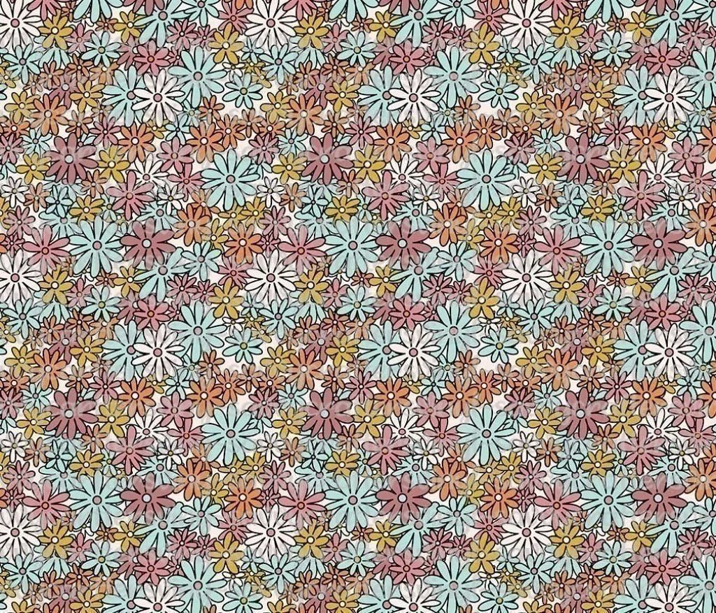 Boho Groovy Flowers - Savvy Crafters Vinyl & Gifts