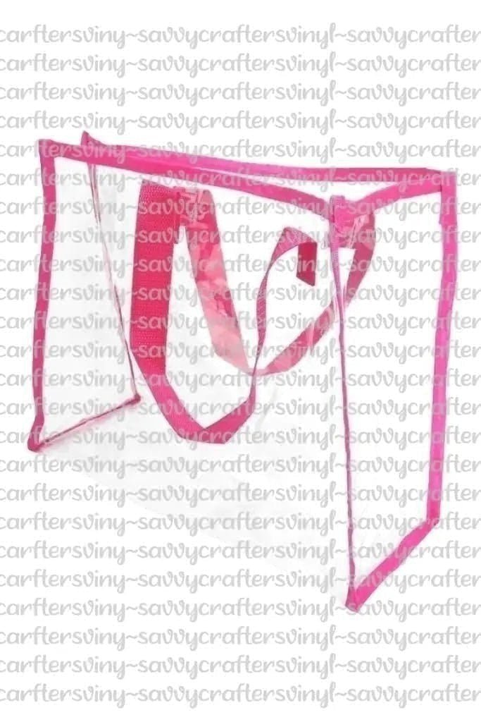 Clear PVC Tote Bag - Savvy Crafters Vinyl & Gifts