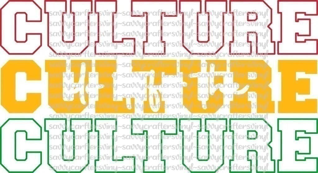 Culture Culture Culture - Savvy Crafters Vinyl & Gifts