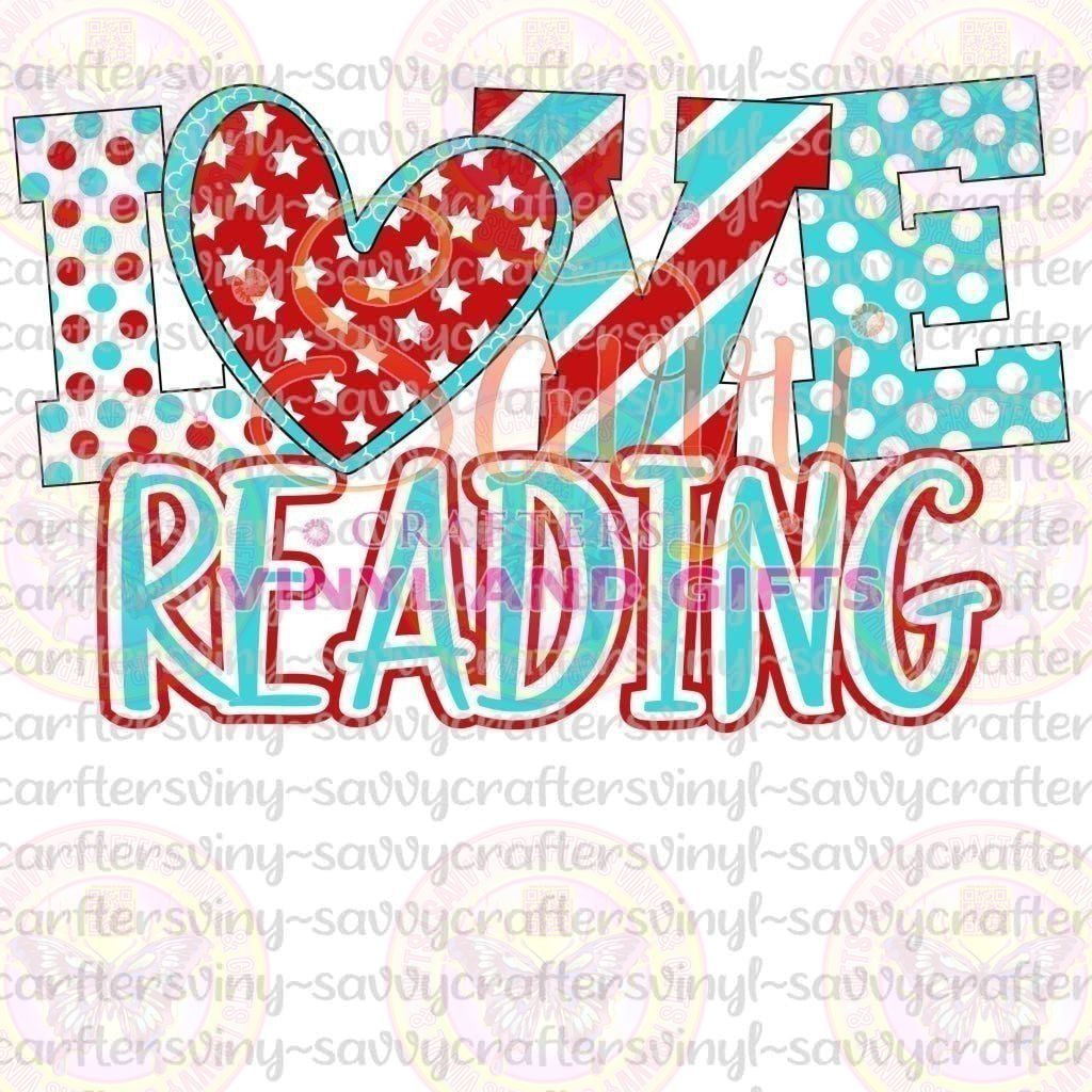 LOVE Reading Seuss Inspired - Savvy Crafters Vinyl & Gifts