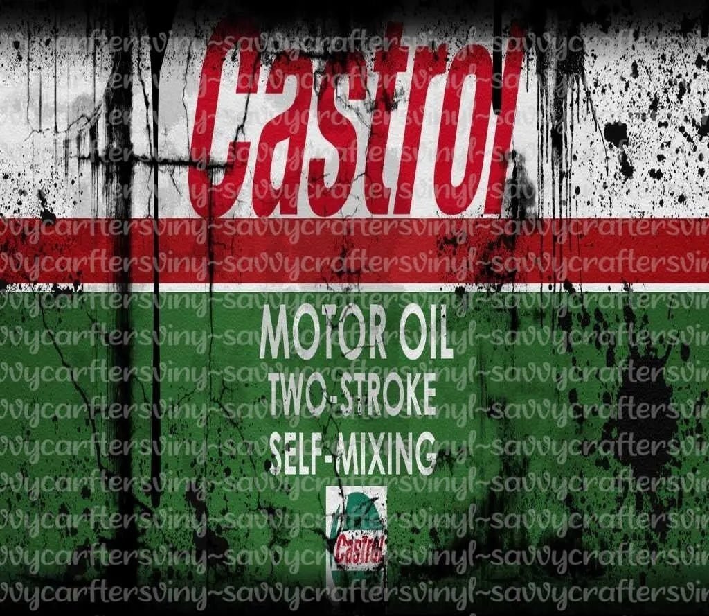 Motor Oil 1 Tumbler wrap 20oz - Savvy Crafters Vinyl & Gifts