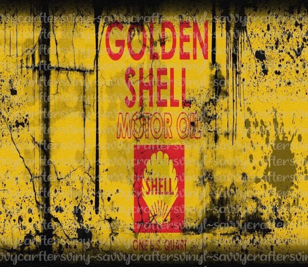 Motor Oil 9 Tumbler wrap 20oz - Savvy Crafters Vinyl & Gifts