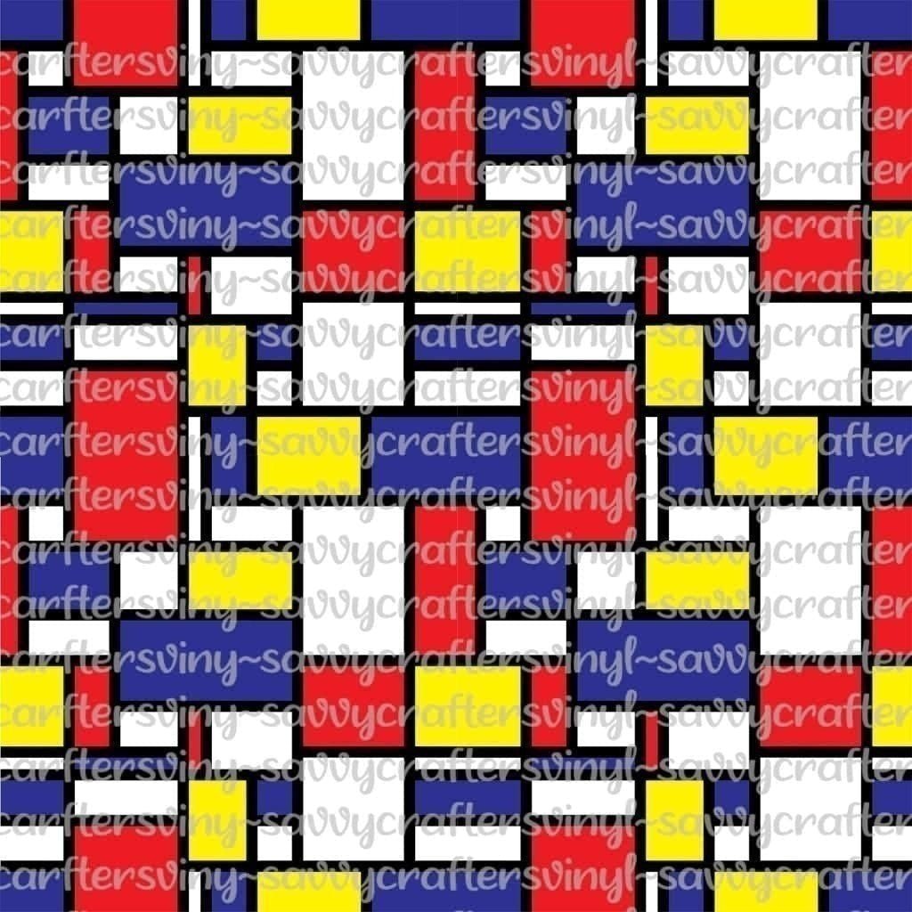 Retro MTV Pattern - Savvy Crafters Vinyl & Gifts