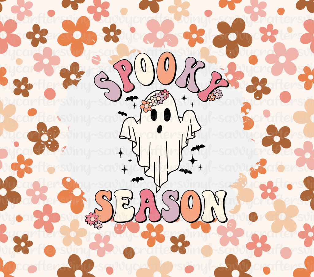 Retro Spooky Tumbler Straight Wrap 20oz - Savvy Crafters Vinyl & Gifts