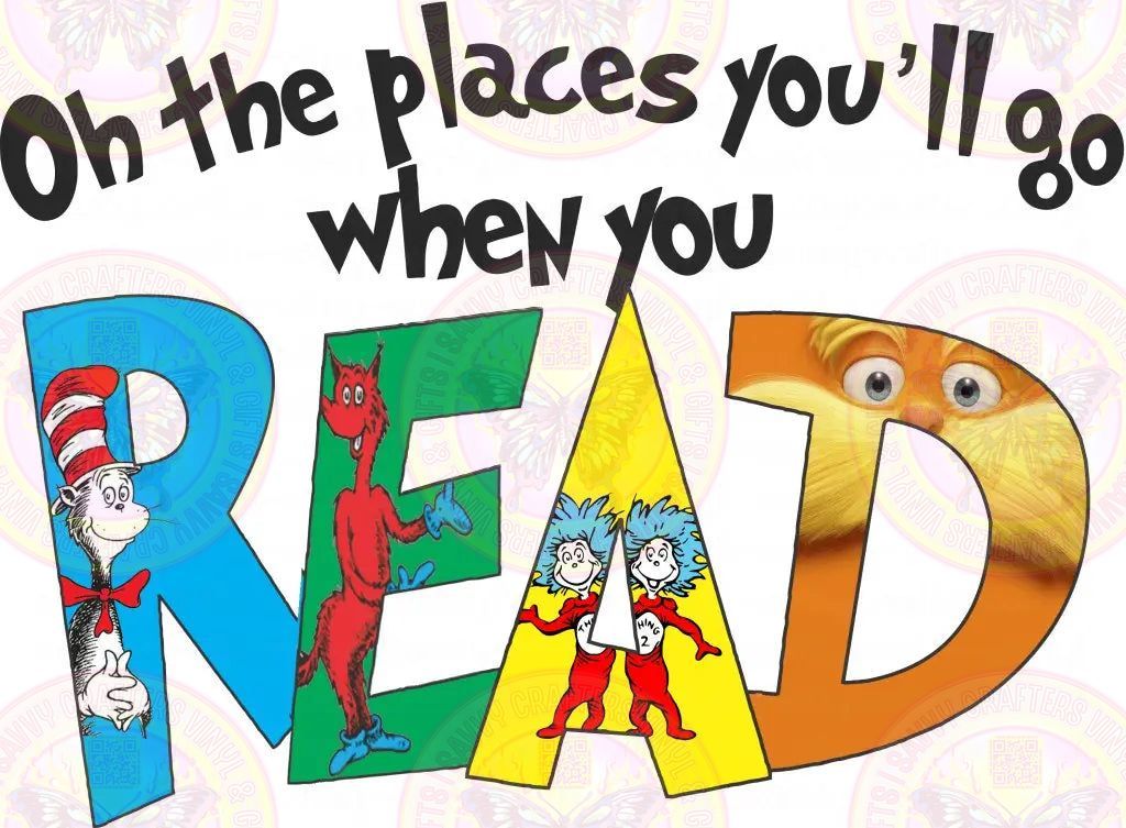 Seuss Inspired READ - Savvy Crafters Vinyl & Gifts