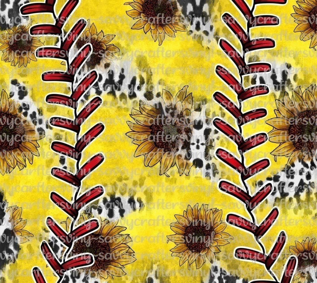 Softball Tumbler Wrap 20oz - Savvy Crafters Vinyl & Gifts