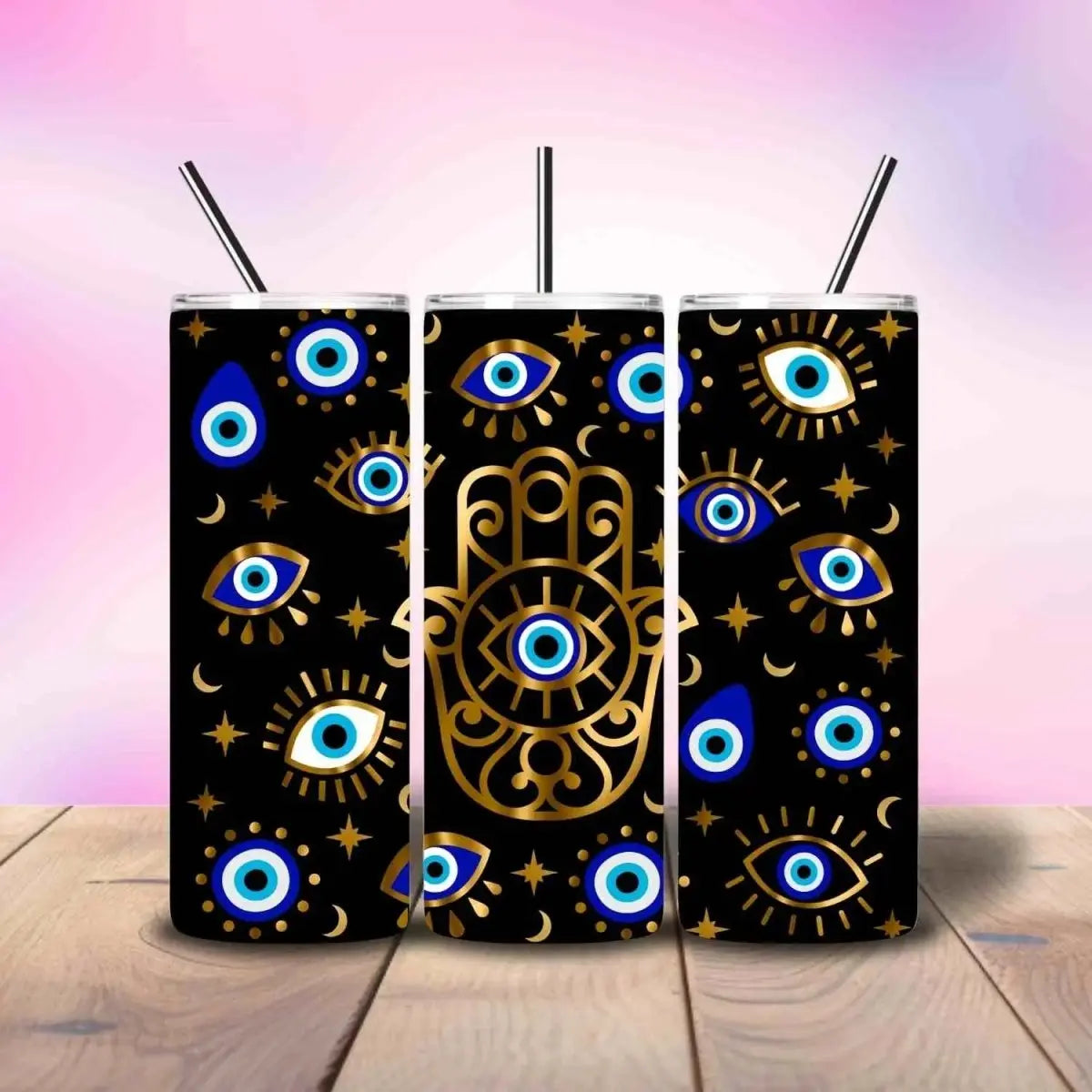 3rd Eye Golden Meditation - Fully Completed Tumbler Skinny Straight 20/30oz - Savvy Crafters Vinyl & Gifts