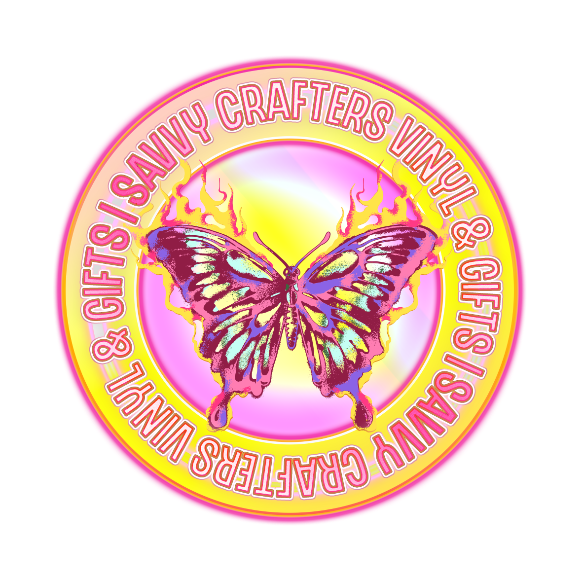 Savvy Crafters Vinyl & Gifts logo