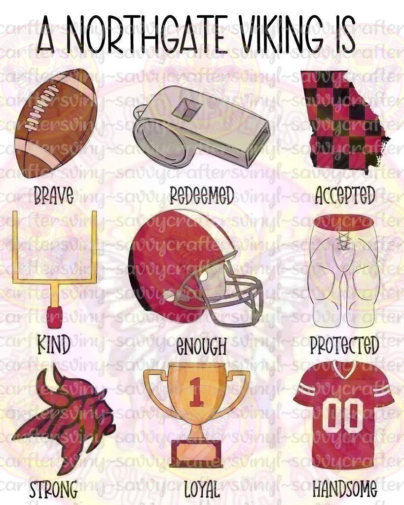 A Northgate Viking Is - Savvy Crafters Vinyl & Gifts