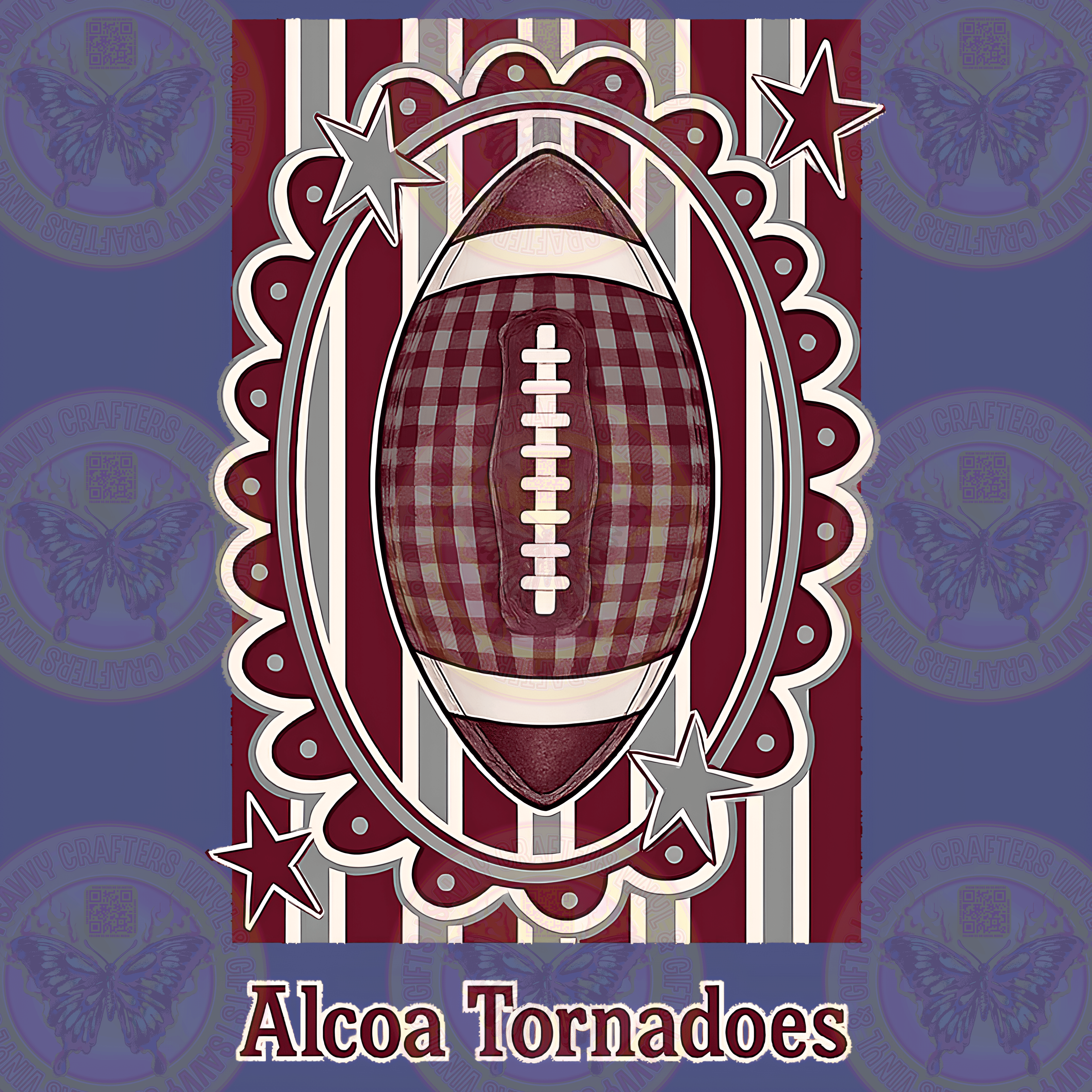 Alcoa Tornadoes Football Stripe
