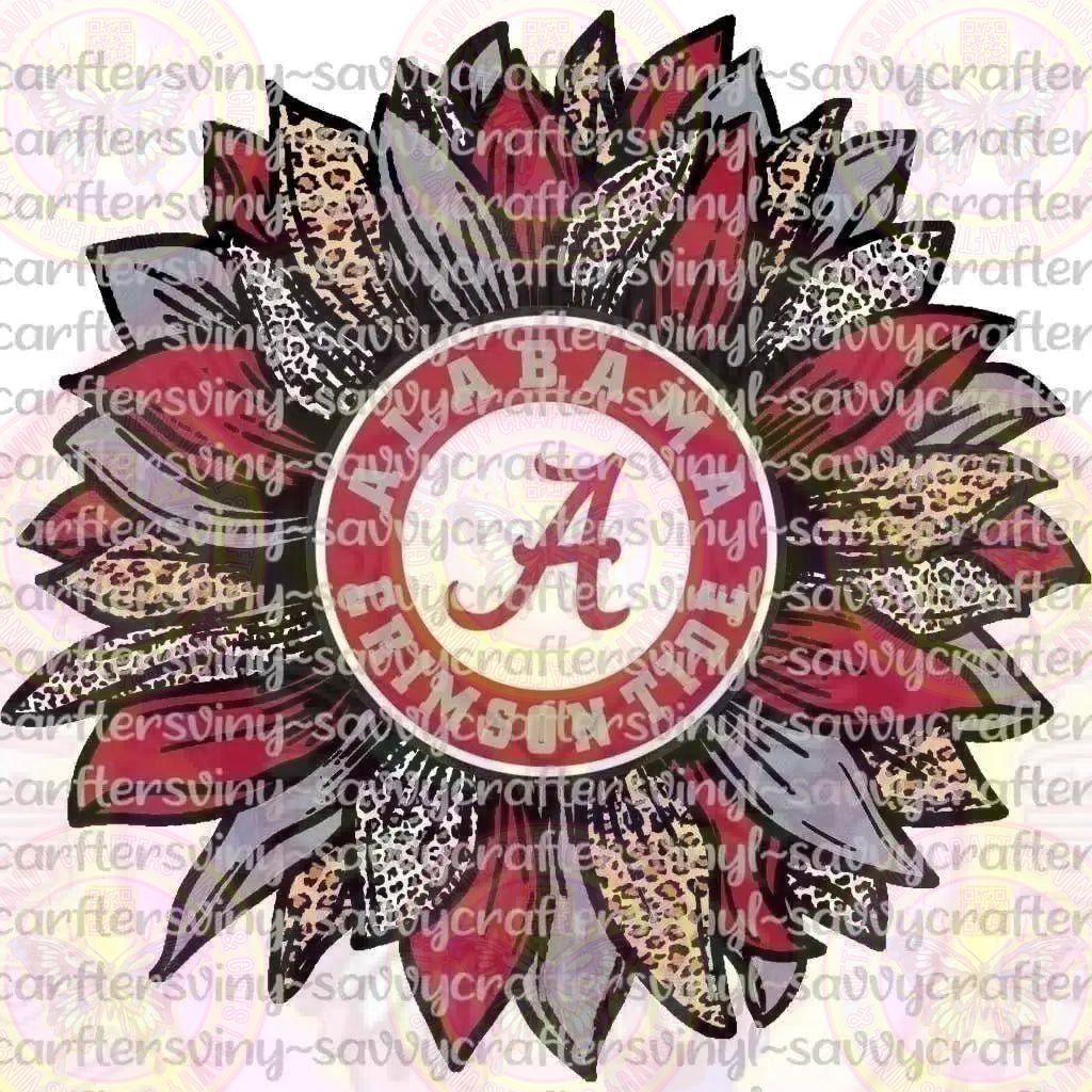 Alabama Sunflower 02 - Savvy Crafters Vinyl & Gifts