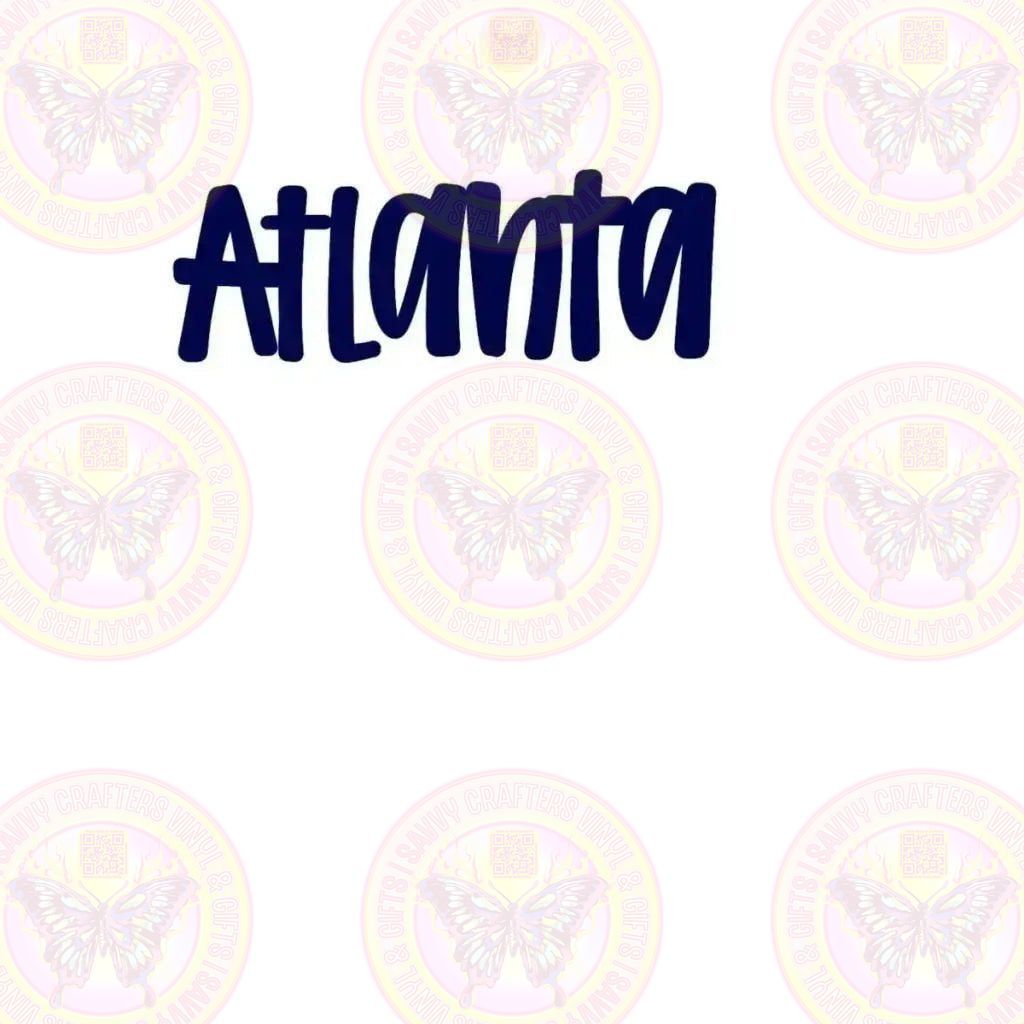 All Braves State with pocket - Savvy Crafters Vinyl & Gifts