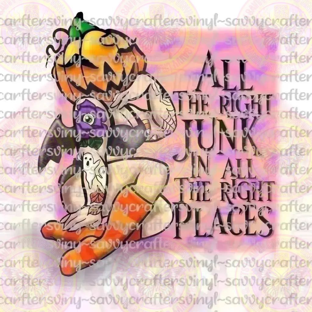 All The Right Junk In All The Right Places - Savvy Crafters Vinyl & Gifts