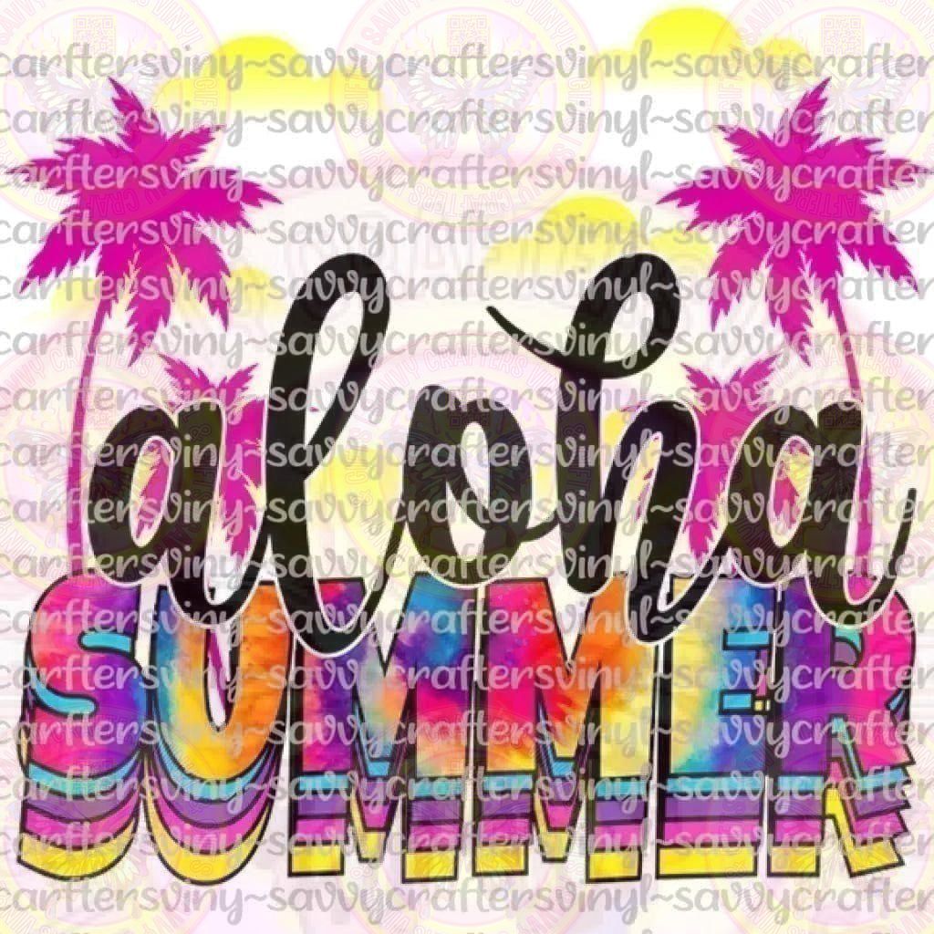 Aloha Summer - Savvy Crafters Vinyl & Gifts