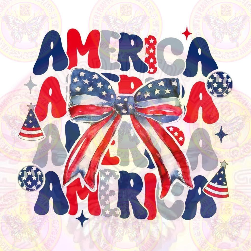 America America America America Coquette - Savvy Crafters Vinyl & Gifts