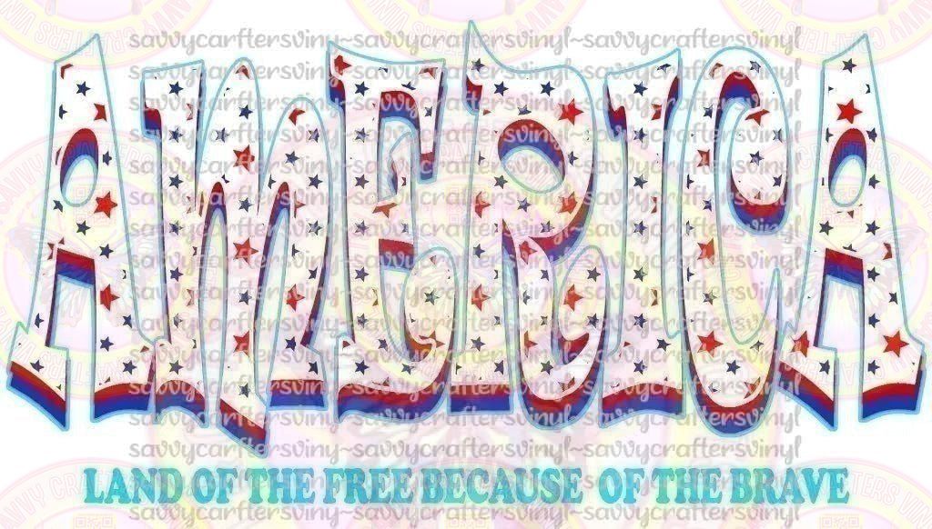 America Stars - Savvy Crafters Vinyl & Gifts