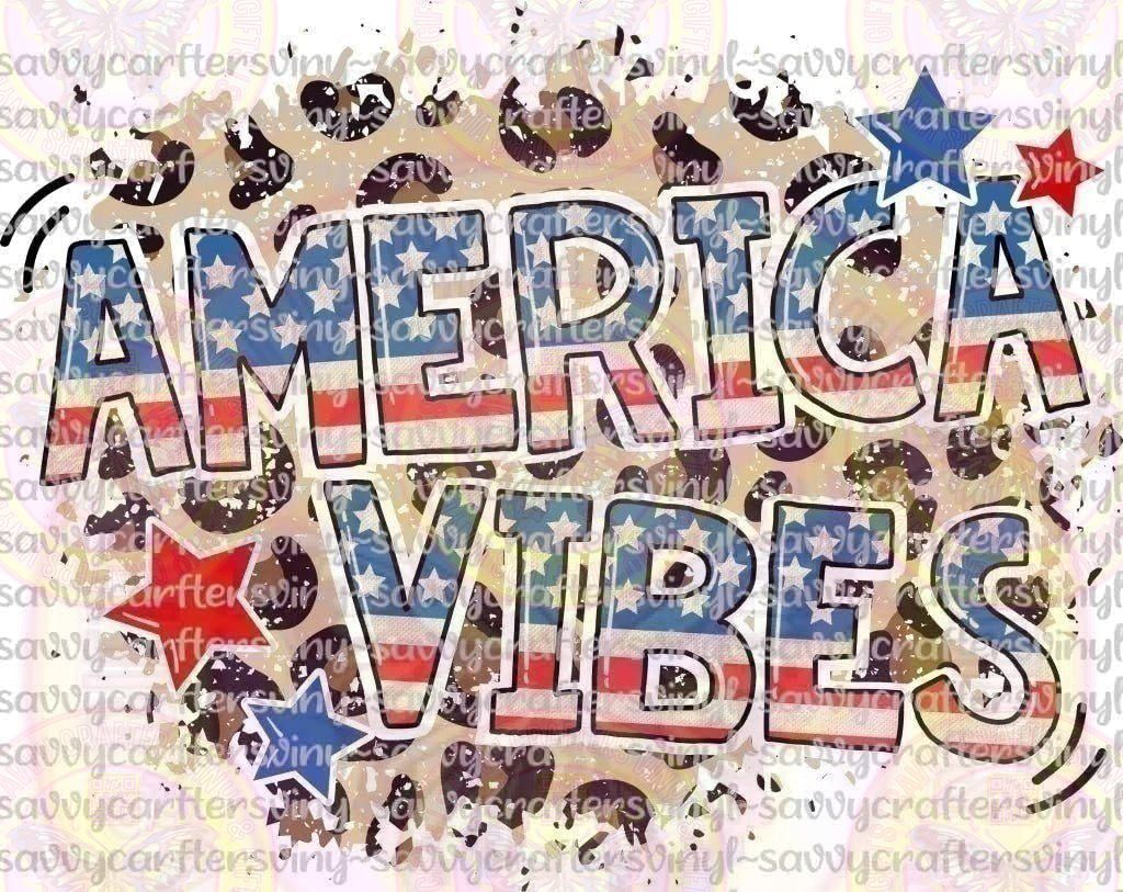 American Vibes Distressed Cheetah - Savvy Crafters Vinyl & Gifts