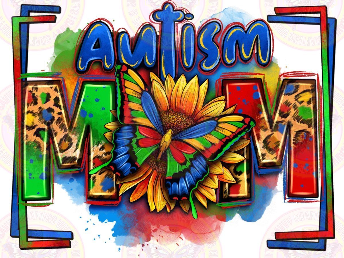Autism Mom Brackets - Savvy Crafters Vinyl & Gifts