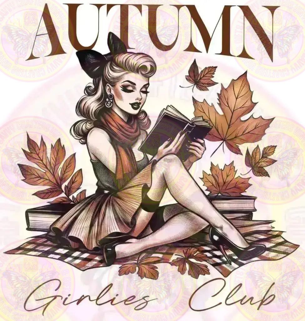 Autumn Girlies Society DTF Sublimation Transfer - Savvy Crafters Vinyl & Gifts