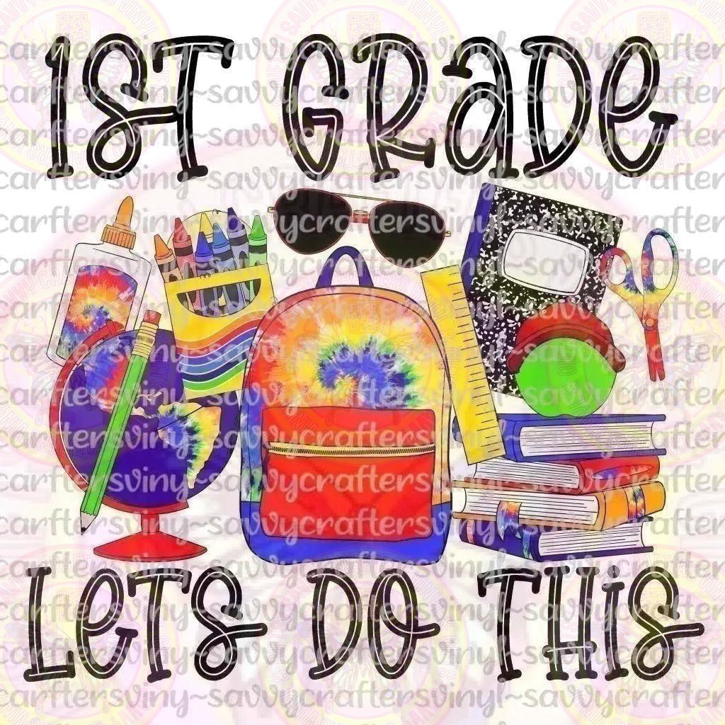 Back to school Boy Backpack - Savvy Crafters Vinyl & Gifts