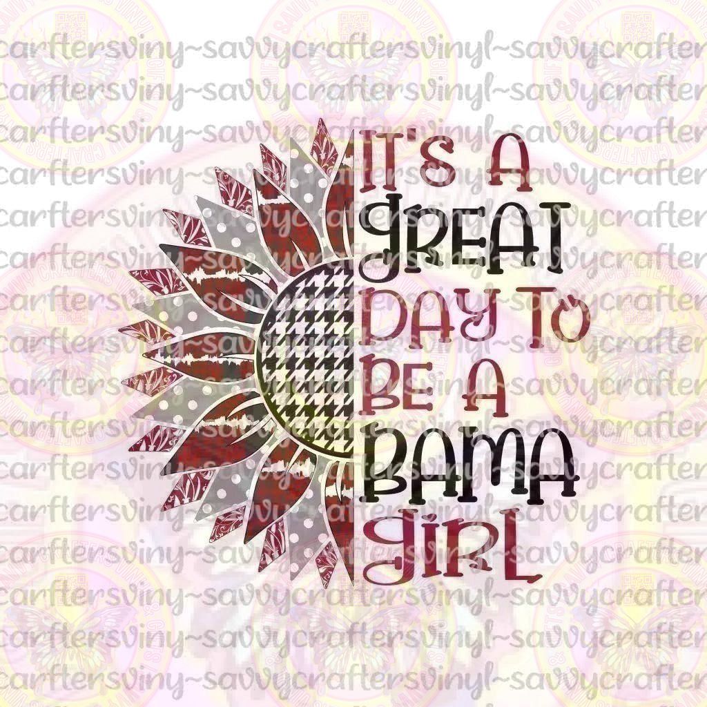 BAMA Girl Sunflower - Savvy Crafters Vinyl & Gifts