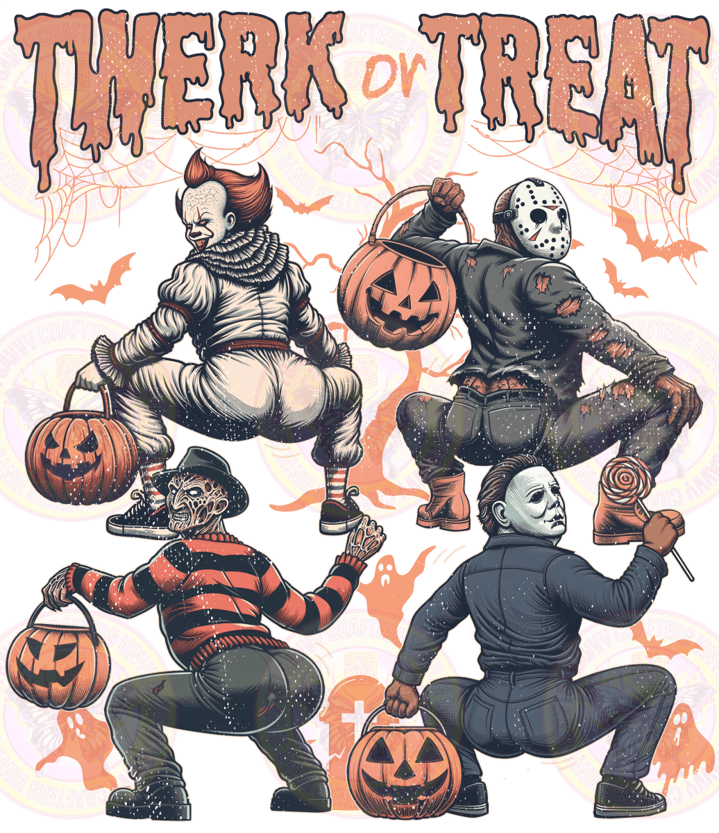 Bat Crazy Twerk or Treat Boys of Horror Funny - Savvy Crafters Vinyl & Gifts