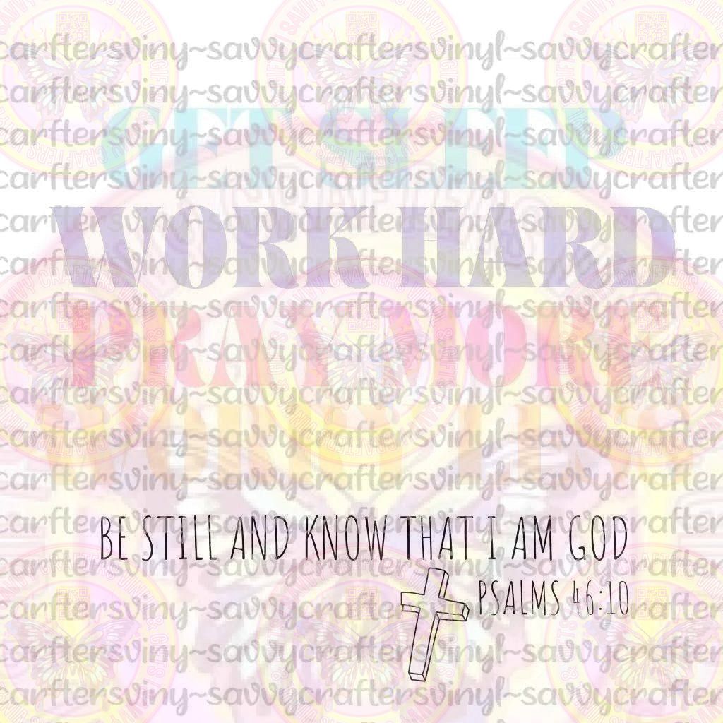 Be Still Affirmations Easter - Savvy Crafters Vinyl & Gifts