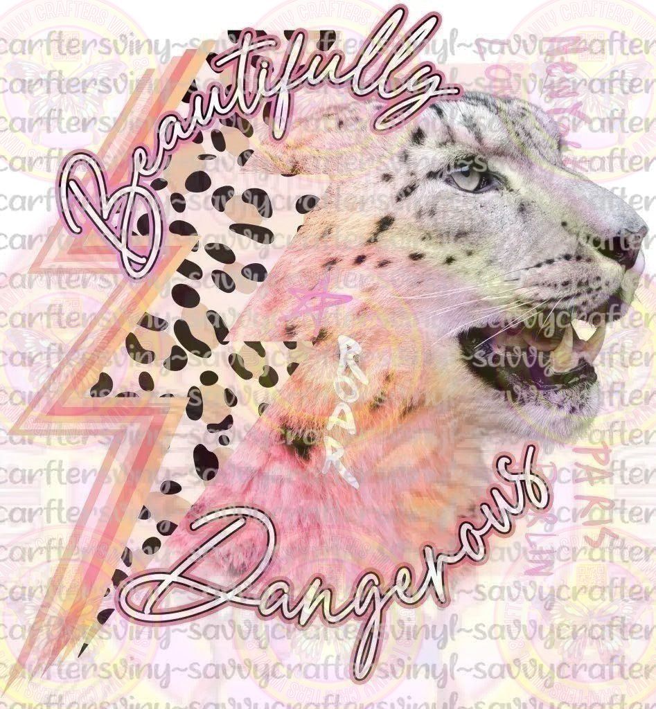 Beautifully Dangerous Tiger Boho - Savvy Crafters Vinyl & Gifts