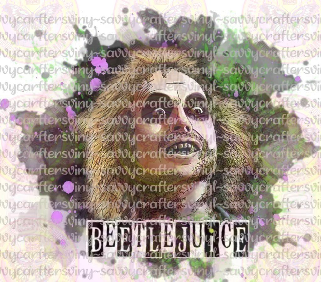 Beetlejuice Splatter - Savvy Crafters Vinyl & Gifts