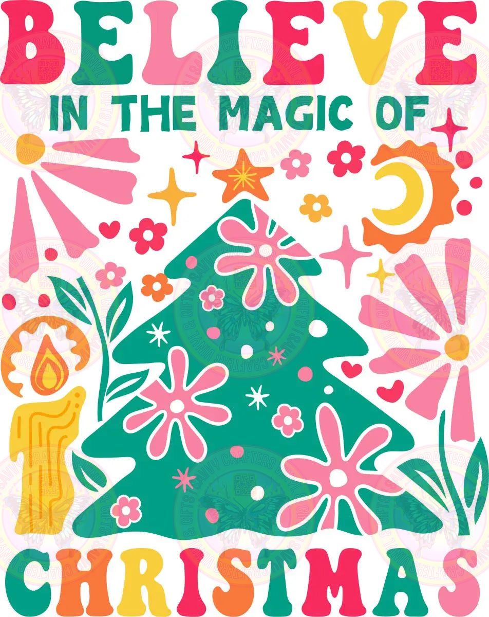 Believe The Magic of Christmas - Savvy Crafters Vinyl & Gifts
