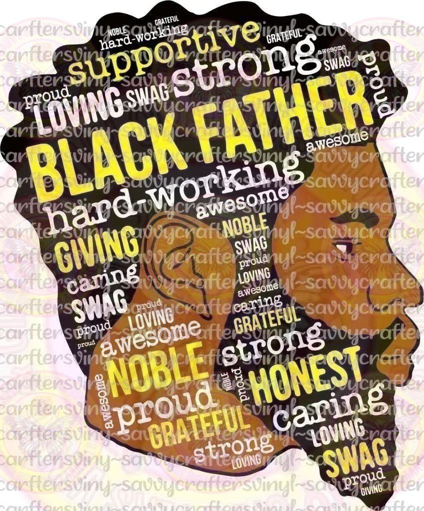 Black Father - Savvy Crafters Vinyl & Gifts