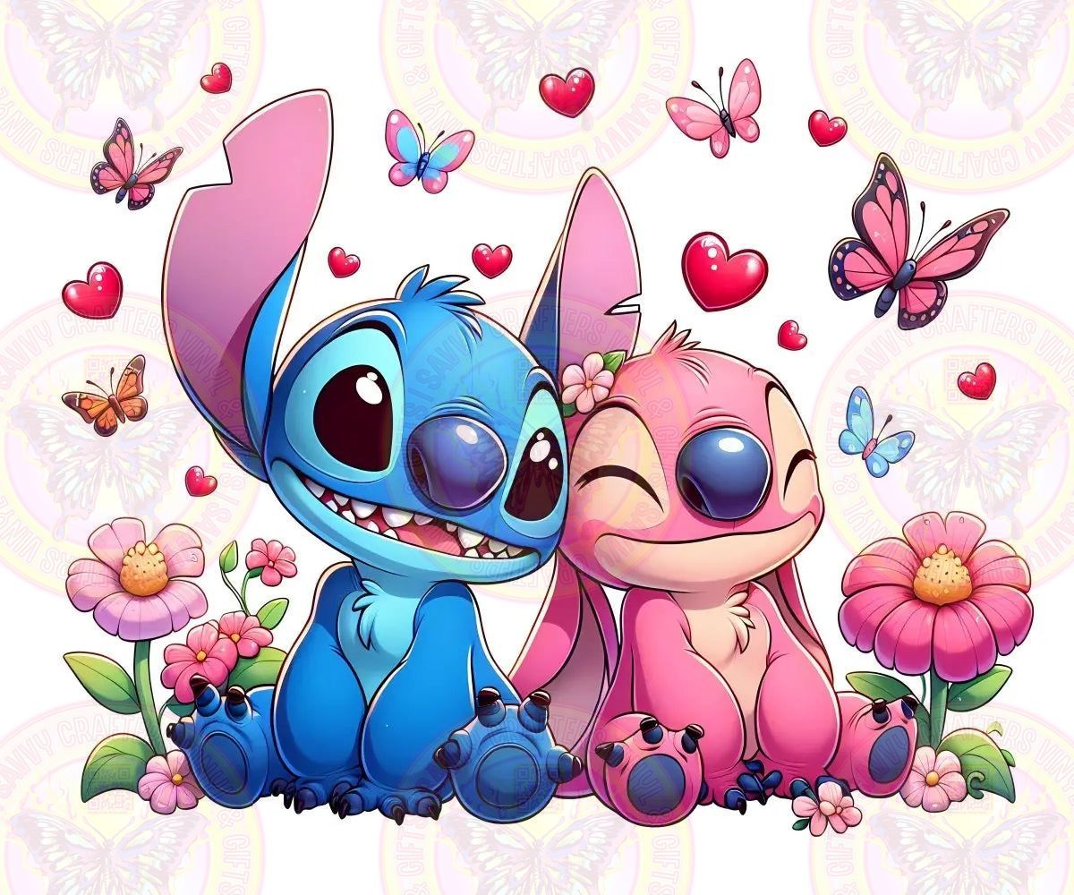 Blue & Pink Alien Valentines - Savvy Crafters Vinyl & Gifts