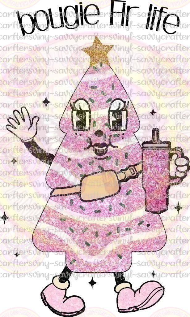 Bougie Fir Life Bright Pink - Savvy Crafters Vinyl & Gifts