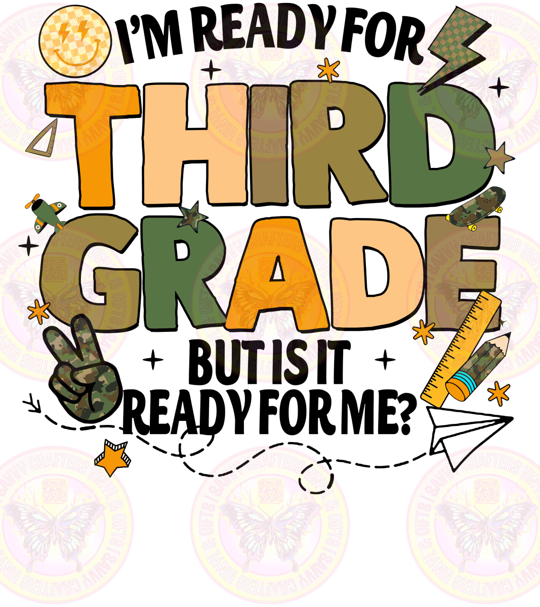 Boy I'm Ready for Back To School - Savvy Crafters Vinyl & Gifts