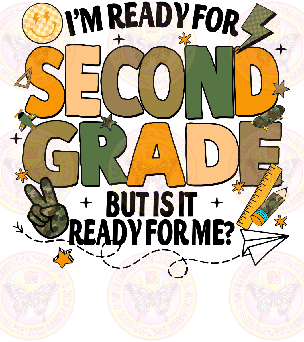 Boy I'm Ready for Back To School - Savvy Crafters Vinyl & Gifts