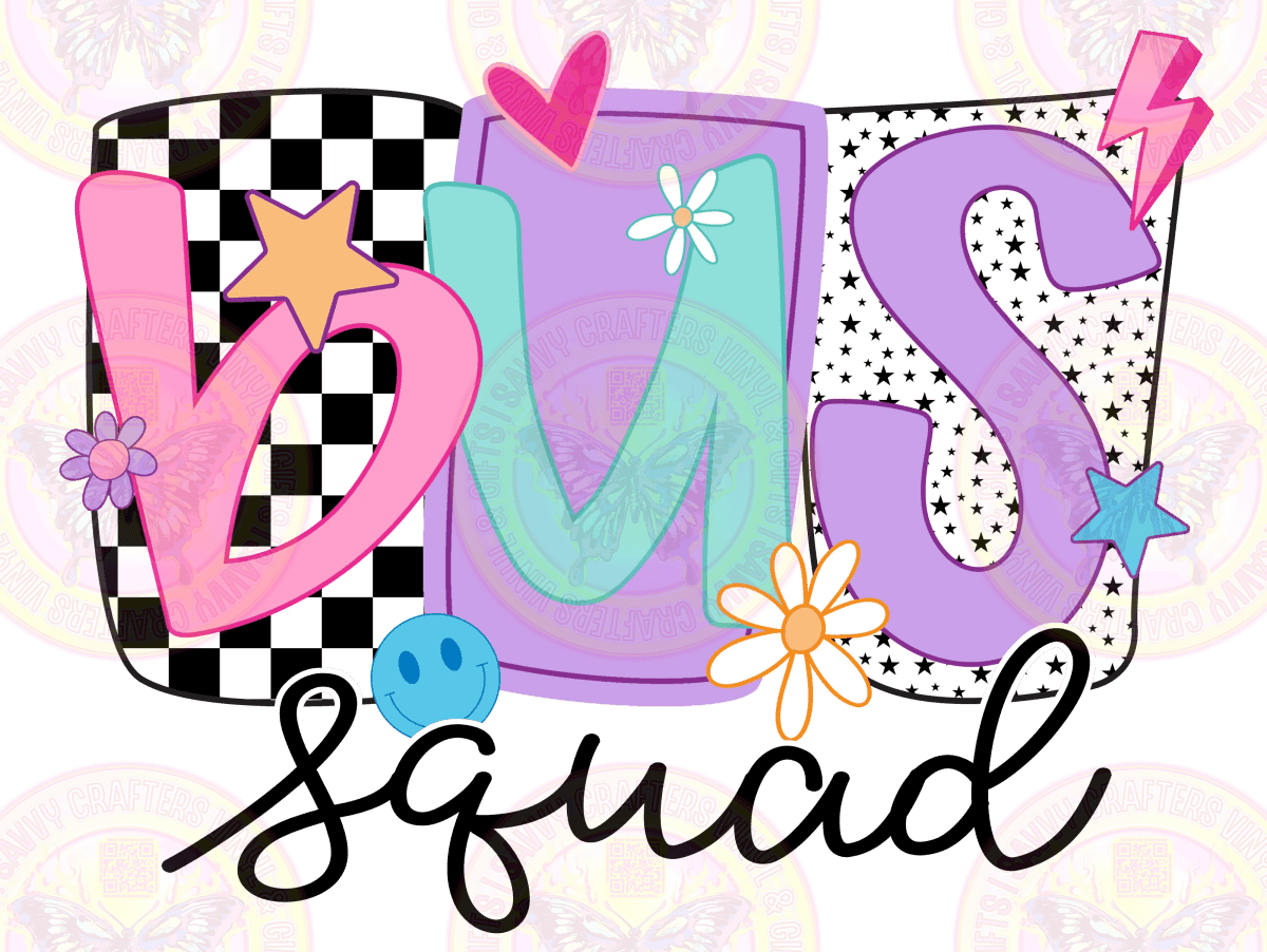 Bus Squad Trendy - Savvy Crafters Vinyl & Gifts
