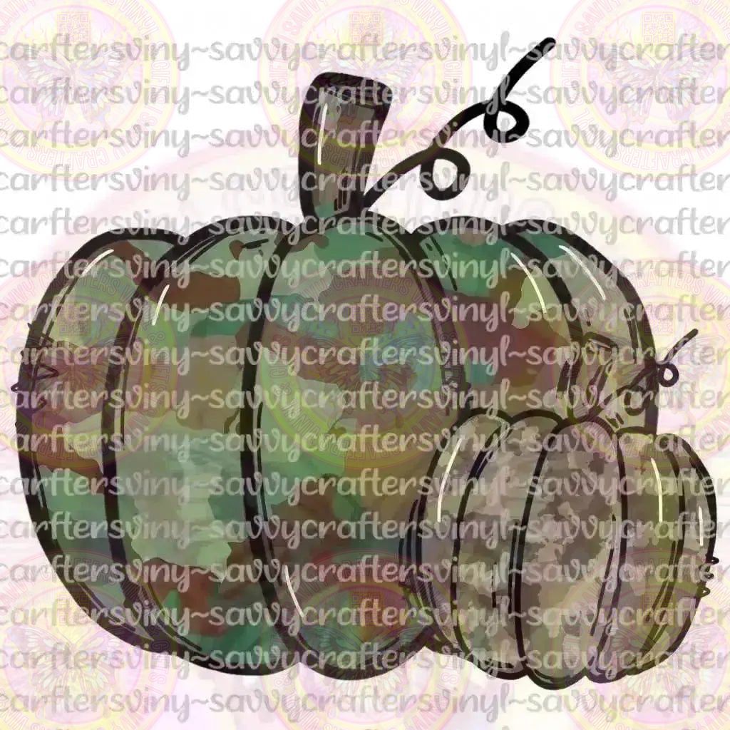 Camo Pumpkins - Savvy Crafters Vinyl & Gifts