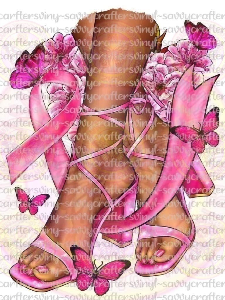 Cancer Diva Heels - Savvy Crafters Vinyl & Gifts